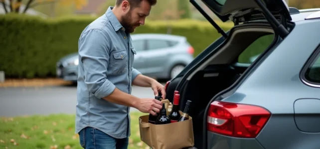 Combien de bouteilles de vin peut-on transporter en voiture sans risquer une amende ?